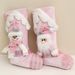 001 Cross-Border New Pink Sequin Children's Christmas Decoration Socks Gift Bag_desvips.com
