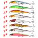 8 Colors Classic Floating Water Lure 10.7cm6g With Ring Beads + Enhanced Three Hooks To Attack Sea Bass Simulation Bait_desvips.com
