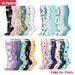 6 PAIRS Compression Flowers Animal Fruit For Men Women Nurse Socks Nurses Sport Ladies Lady Womens Running_desvips.com