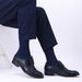 5 Pairs Mens Dress Plus Size,High Quality Combed Cotton Crew Socks,Black Cool Argyle Breathable Casual Socks For Men_desvips.com