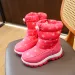 Kid Winter Warm Fur Snow Children Black Furry Girls Boys Non-slip Waterproof Cutefeet Kids Footwear Child Boots Toddler_desvips.com