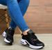 New Wedge Platform Sneakers Fashion Plus Size Casual Sports Women Lace-up Mesh Breathable Vulcanized Shoes XF0263_desvips.com