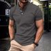 New Sports Muscle Men's T-shirt Slim Fit American Stand Up Neck Now Available_desvips.com