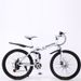 JINT Folding 24/ 26inch Adult Mountain Bike Variable Speed Dual Shock Absorption Off-Road Bicycle_desvips.com