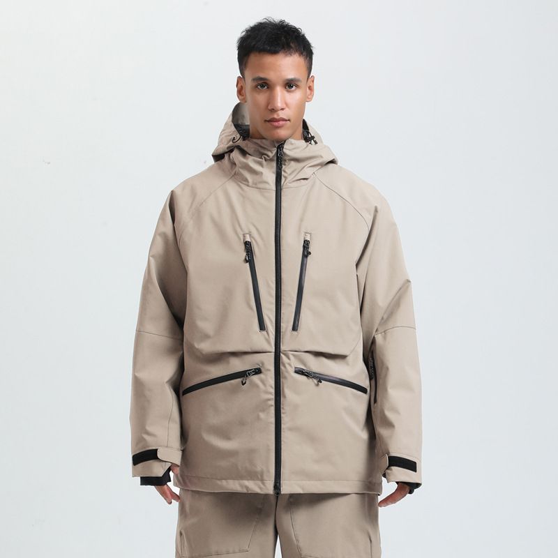 Men's Ski Winter Outdoor Sports Double Board Warm Breathable Waterproof Windproof Snowboard Jacket Women_desvips.com