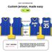 Basketball Jersey Set With Pockets, Custom Print Logo & Number, Breathable Training Uniform For Kids Youth Adult_desvips.com