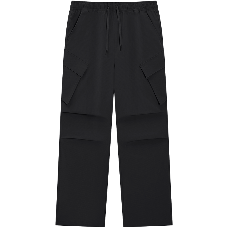 Xtep Paratrooper Pants 2026 Spring Men's Straight Quick-Drying Comfortable Soft Leg Open Cuff Drawstring 874129980150_desvips.com