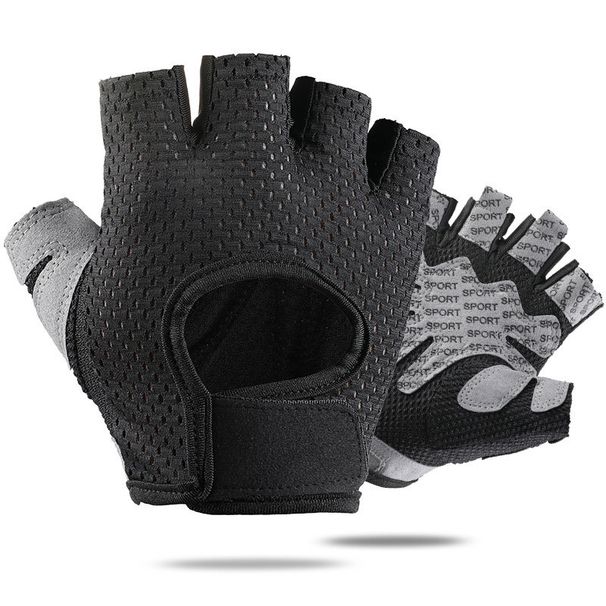 Outdoor Sports Cycling Gloves For Men And Women, Spring And Summer Fitness Non-slip Shock-absorbing Wear-resistant Breathable Half-finger Gloves_desvips.com