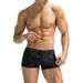 Men's Slim-Fit Swim Shorts - Solid Color With Side Zipper & Adjustable Drawstring (Quick-Dry Anti-Slip & UPF 50+) - Beach & Hot Spring Wear_desvips.com