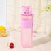 Frosted Feel Sports Plastic For Men And Women Creative Portable Student Bottle With Lid High-Value Water Cup_desvips.com