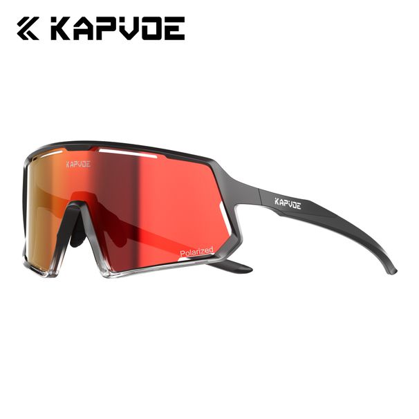 Photochromic Cycling Glasses Men Polarized Sunglasses Women MTB Sports Driving Running Hiking Red Glasses_desvips.com