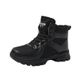 Men's Genuine Leather Wool Lined Winter Snow Boots - Thickened Warm High-Top Outdoor Boots For Hiking & Cold Weather_desvips.com