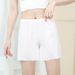 High-Waisted Ribbed Ice Silk Sleep Pants For Women Summer Loose Plus Size Three-Point Leggings Home Comfortable Thin Tights_desvips.com