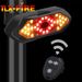 Bicycle Remote Steering Taillights Cross Border USB Charging With Horn Mountain Warning Night Riding Equipment Intelligent Taillights_desvips.com