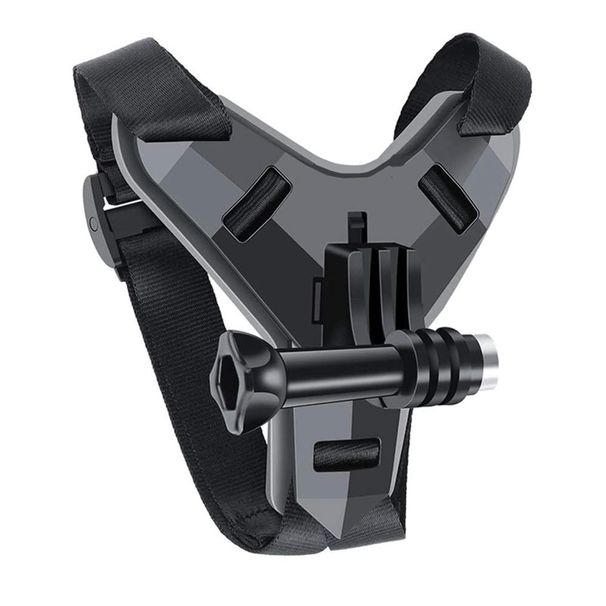 Helmet Strap Mount For Gopro Hero Motorcycle Yi Action Sports Camera Mount Full Face Holder Accessories_desvips.com