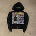 Cardigan Sweatshirt IN VERSAILLES Black Hoodie Versatile Casual Zipper Jacket_desvips.com