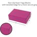 Yoga mat Fitness brick towel sweats Stretch band Training bag Indoor home workout kit_desvips.com
