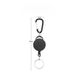 Anti-Lost Anti-Theft Keychain Outdoor Drawstring Buckle ABS Material Round Carabiner Retractable Easy Pull_desvips.com