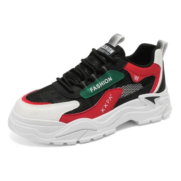 Spring Low Top Thick Soled Dad Teenage Student Mesh Casual Sports Live Broadcast Breathable Men S Shoes Ddmysaturn_desvips.com