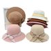 Women's Summer Beach Hat, Japanese Style Outdoor Foldable Knitted Sun Protection Hat For Ladies_desvips.com