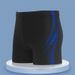 Men's Quick-Dry Boxer Briefs Professional Racing Swim Plus Size Hot Spring Swimming Trunks_desvips.com