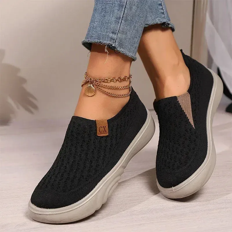 Flat Womens Casual And Comfortable Walking Sports Shoes Autumn Fashionable Dress Running Travel Zapatillas Women 241111_desvips.com