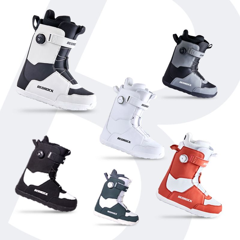 Steel Wire Style BOA Ski Equipment Quick-Wear Snowboard Shoes All-Round Women Men Boots Waterproof Anti-Slip_desvips.com