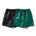 Basketball Shorts Shorts Men's New Style Youth Trendy Beach Pants Embroidered Letters Leather Drawstring Summer Shorts_desvips.com