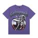 Skull Washed Summer Ins High Street Dark Style Unisex T-Shirts_desvips.com