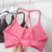 Beautiful Back Sports Underwear Women's Thin Shoulder Hanging Neck Strap Naked Feel Bra Yoga Bra Fitness Training Tank_desvips.com