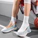 Large Size Long-tube Professional Basketball Cross-border Short-tube Running Socks, Towel-soled Shock-absorbing High-top_desvips.com