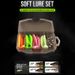 32Pcs/lot Soft Lure Kit Soft T Tail Fishing Lure 7cm 2g Jig Head Hook 3.5cm 5g Fishing Hooks With Fishing Tackle Box Pesca_desvips.com