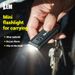 LEM 5W LED Flashlight Rechargeable, Ultra-Light 19g Portable Mini Torch With Keychain & Clamp, 70LM 4 Modes White Light, Multi-use Lamp For Outdoor Ca_desvips.com