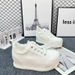 2025 New Spring Summer Canvas For Women Flat Mid-Top Height Increasing 8Cm White Versatile Casual Fashion Women's Shoes_desvips.com