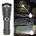 30W White Laser High-Power Flashlight With Type-C Charging, LED, High-Power Long-Range Zoom Outdoor Lighting Lamp_desvips.com
