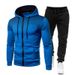 Men's & Women's Fleece-Lined Dot Print Zip-Up Hoodie Set - Casual Sportswear For Autumn & Winter (Multiple Colors & Sizes)_desvips.com