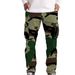 Four Season Loose Straight Camouflage Workwear Casual With Multiple Pockets Youth Sports Men's Pants_desvips.com