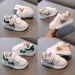 2025 New Kids shoes for leather Outdoor Running youth basketball sneakers black white veet Thick soled flat Height_desvips.com