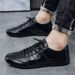 Hot Selling Spring Autumn Men's Casual Single Low Cut Sneakers For Lazy People Lightweight Driving Shoes_desvips.com