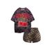 Cross-border Digital 3D Printed Women's Custom-printed Loose Sports Suit Top Short-sleeve T-shirt For Summer_desvips.com
