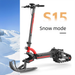 Multifunctional DIY Winter Sled Car Foldable Electric Outdoor Riding Snow Scooter_desvips.com