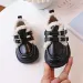 Children Leather Loafers for Boys Girls Winter Thick Soled Lamb Wool Warm Kidsnest Girl Uniform Princess School Cotton_desvips.com