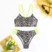 Bikini New Leopard Print Subsystem With Sexy Swimsuit_desvips.com