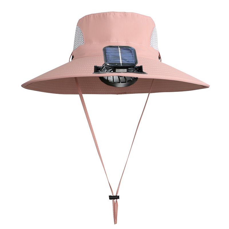 Solar-Powered Cooling Hat With USB Charging - Wide Brim Sun Hat For Men & Women (Adjustable Fan, Lightweight, UPF 50+, Outdoor)_desvips.com