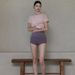 Running Sports Barely There Feel Skin-Friendly Yoga Three-Point 2024 New Fitness Shorts Swimming Pants Women_desvips.com