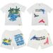 Beach Palm Skull Letter Print T-shirt & Casual Shorts Unisex Loose Cotton Streetwear Separates For Men Women_desvips.com