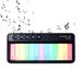 Cross-border New Rainbow Light Electronic Keyboard Touch Screen Box Educational Early Learning Children's Instrument_desvips.com