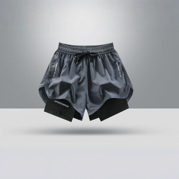 2026 Men's Running Sports Fitness Training Pants, Marathon Track And Field Three-point Breathable Beach Shorts, Quick-dry_desvips.com