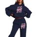 Bestselling Women's Letter Print Hoodie Set, Minimalist Long Sleeve Jogger Outfit, Cozy Yet Stylish Loungewear_desvips.com