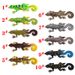 Lure Bait New Floating Water System Silicone Simulation Gecko Soft Bait 13.5cm21g With Three Hooks To Attack Black Fish Bait_desvips.com